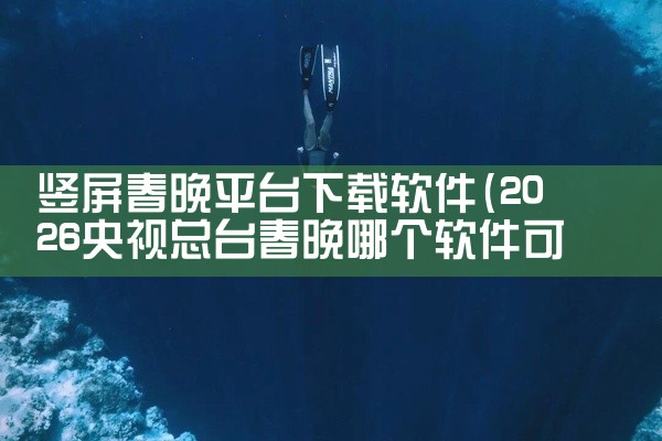 竖屏春晚平台下载软件